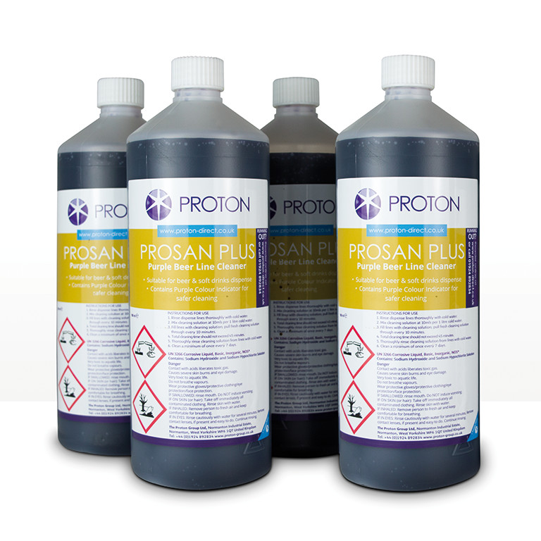 Prosan Plus Purple Beer Line Cleaner 4x980ml