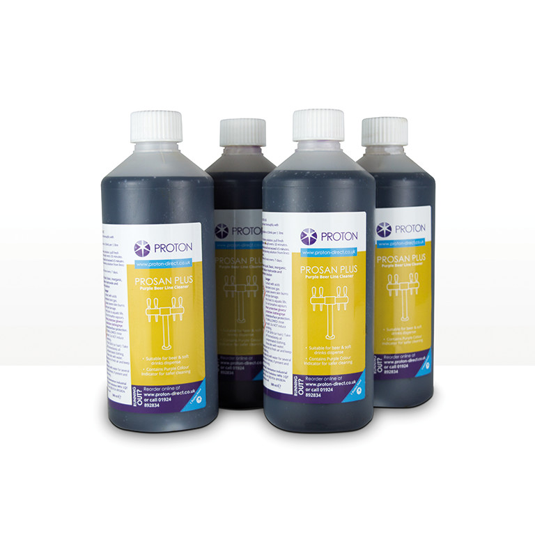Prosan Plus Purple Beer Line Cleaner - 6 x weekly cleans