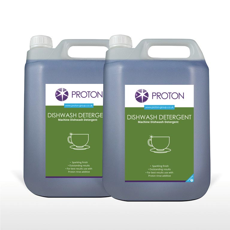 Proton Dishwash Detergent 2x5L (will be labelled as Proton Detergent)