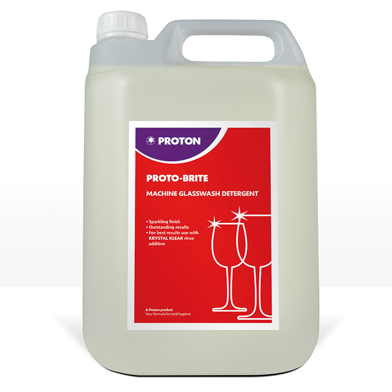 Protobrite Glasswash Detergent 2x5L (Now Proton Detergent) - Image 2