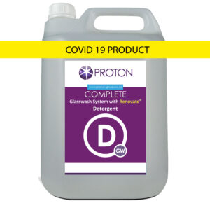 Complete Glasswash Detergent (x3 5L) and Rinseaid (x1 5L) NO NEED TO RENOVATE