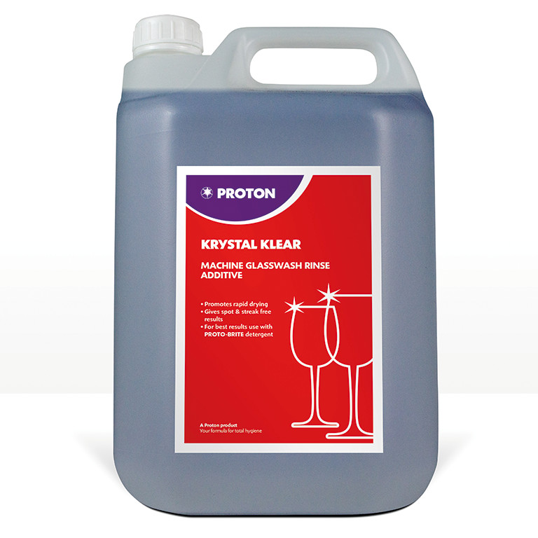 Krystal Klear Glasswash Rinse Aid 2x5L (Now Proton Rinseaid) - Image 2