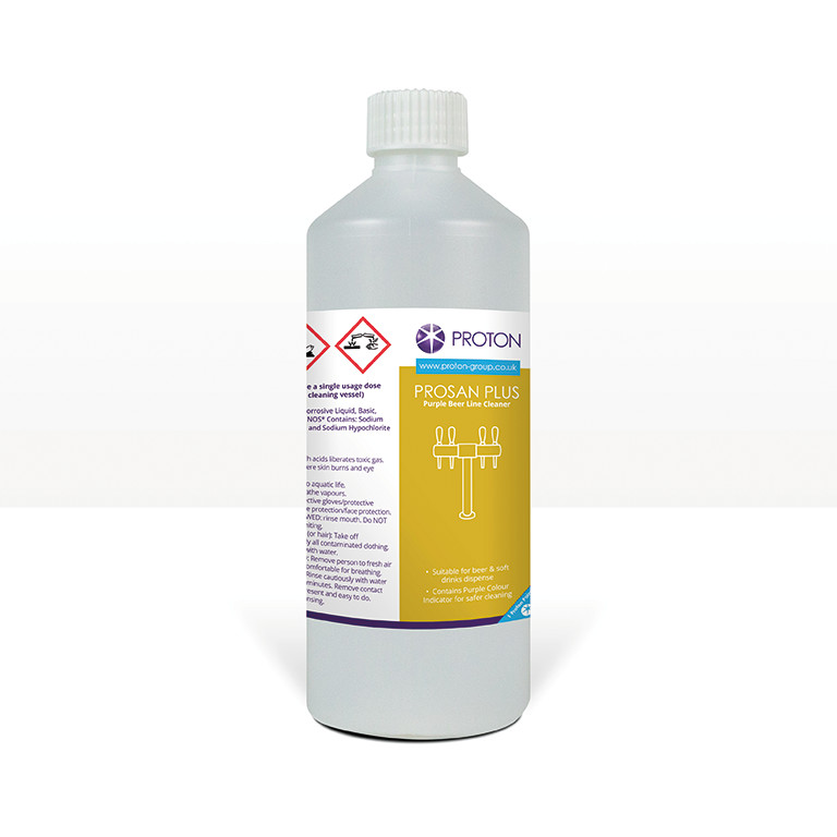 Prosan Plus Purple Beer Line Cleaner - 6 x weekly cleans - Image 2