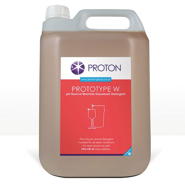 Prototype W Glasswash Detergent 5L