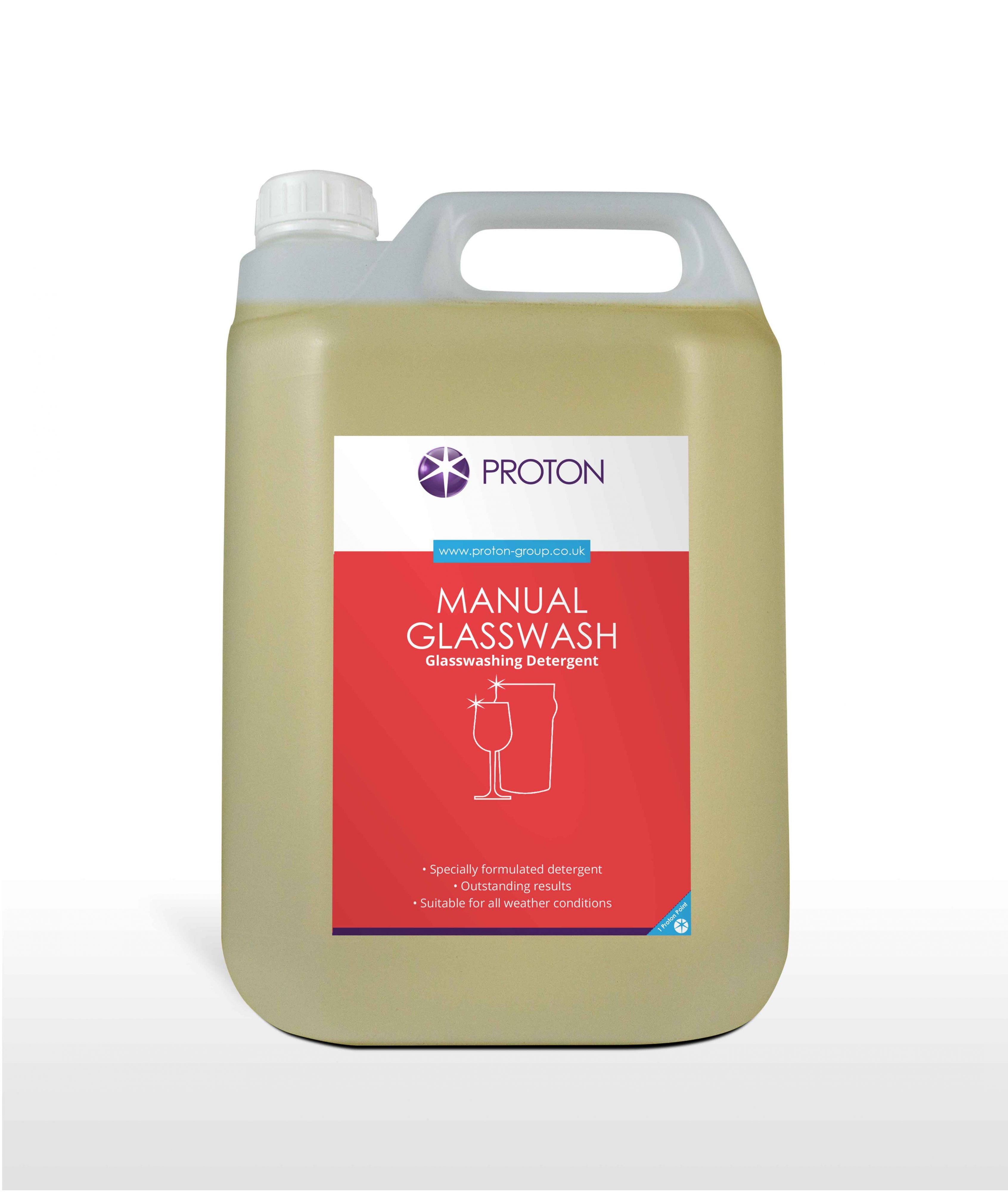 Manual Glasswash Detergent 2x5L